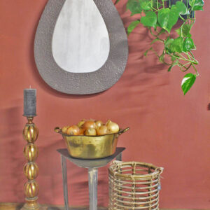 Druppel spiegel taupe
